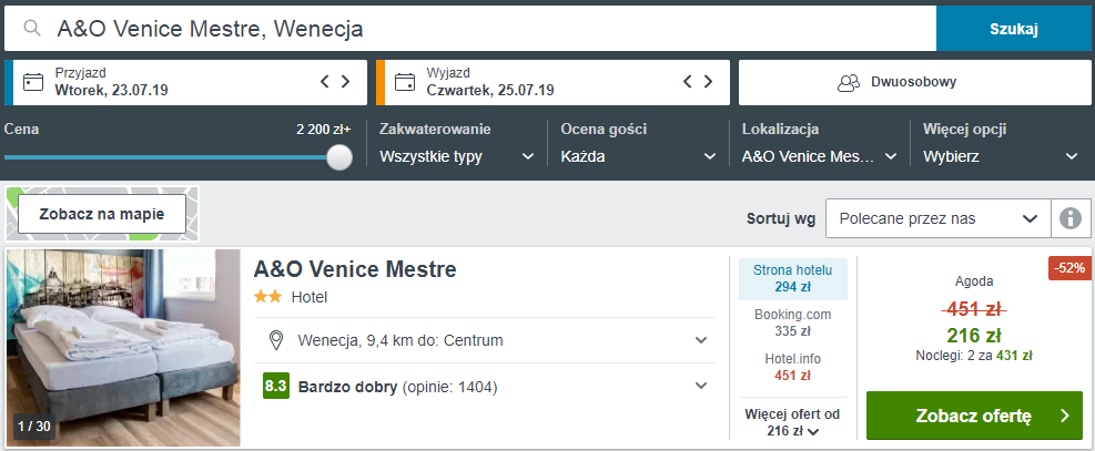 rezerwacja hotelu