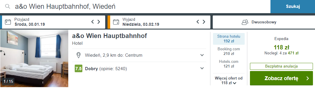 rezerwacja noclegów