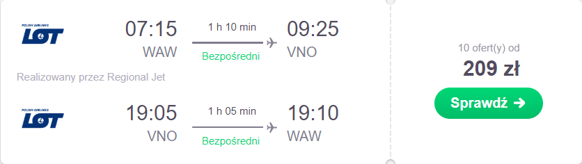 wilno z warszawy