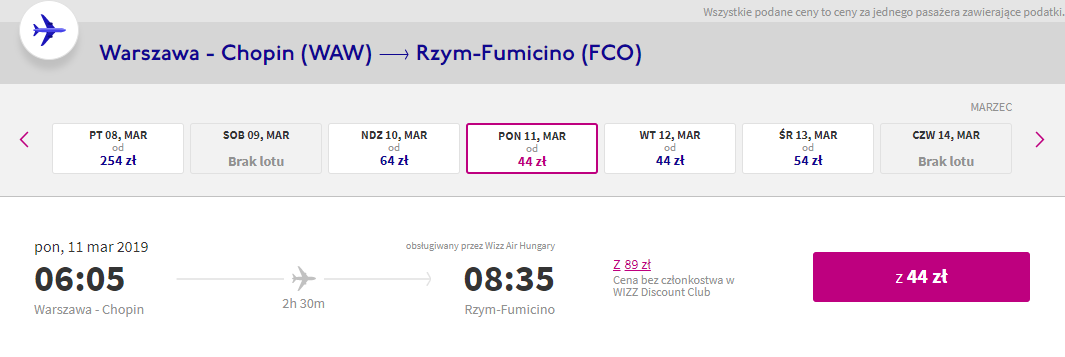 rezerwacja lotów