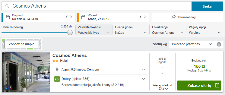 Rezerwacja hotelu