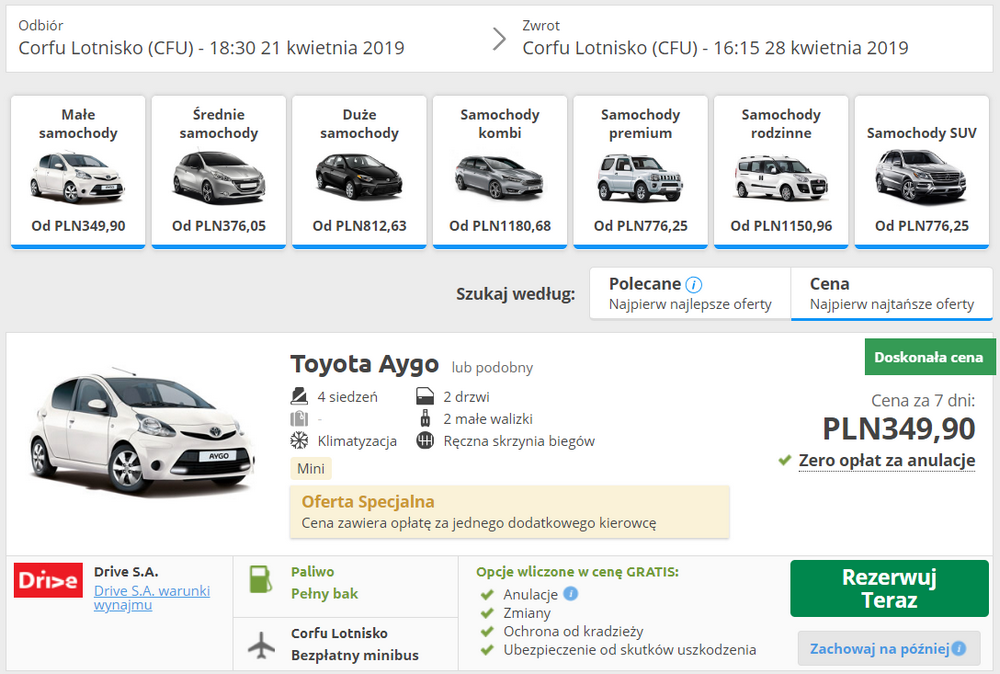 korfu auto
