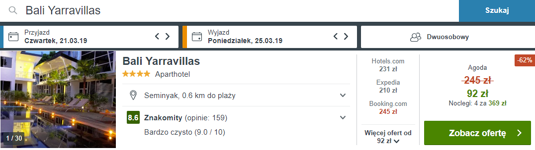 rezerwacja noclegów