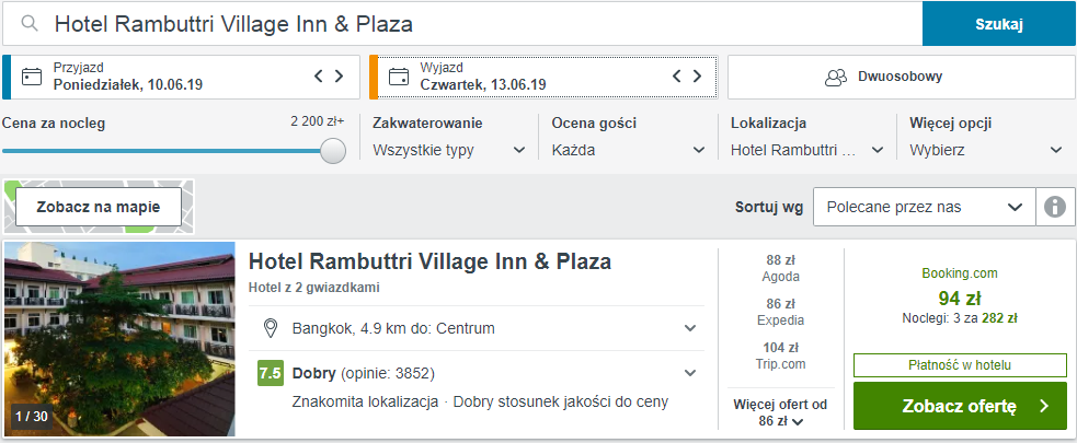 rezerwacja hotelu