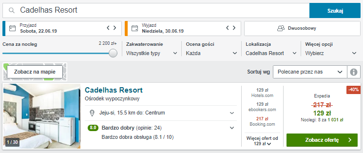 Rezerwacja hotelu
