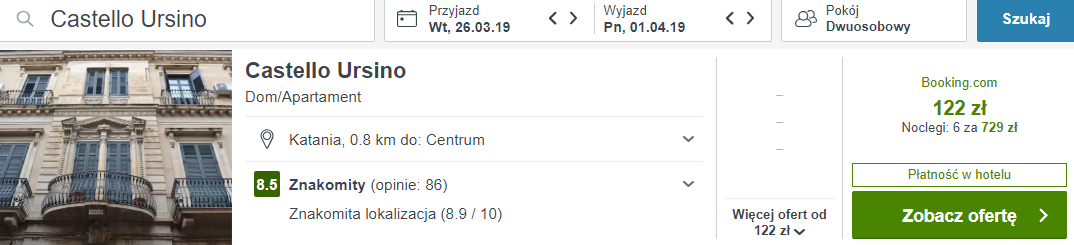 rezerwacja noclegów