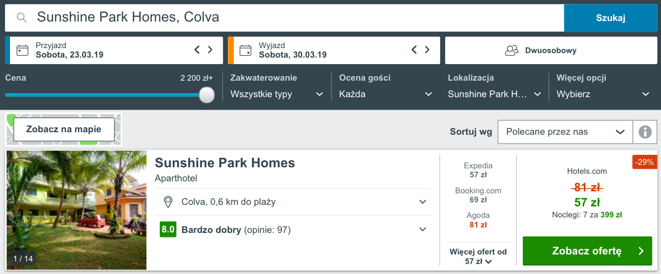 zarezerwuj hotel w indiach