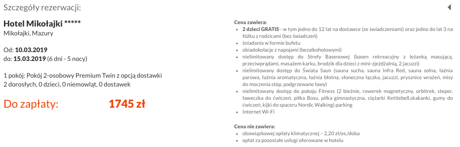 zarezerwuj hotel w mikolajkach