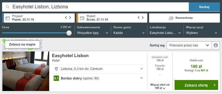 hotel lizbona