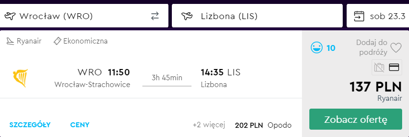 tanie loty do lizbony z wrocławia