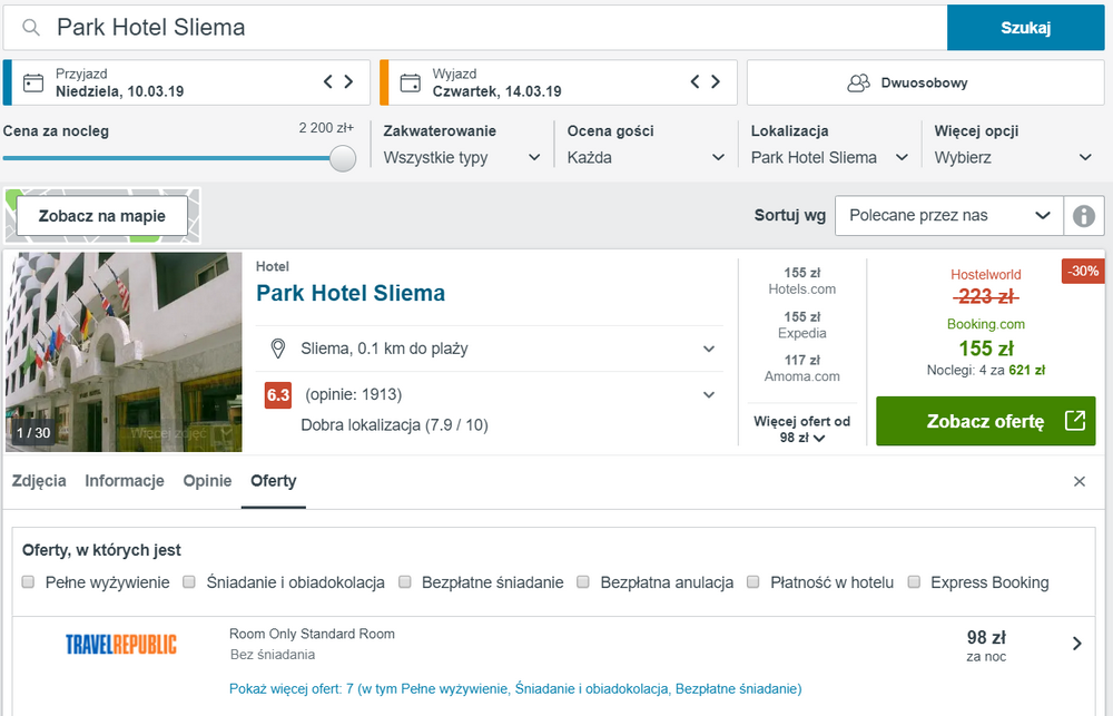 noclegi na malcie