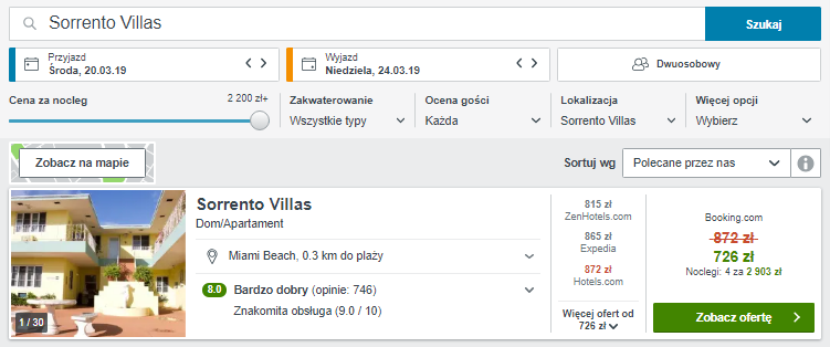 Rezerwacja hotelu