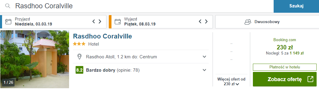 rezerwacja noclegów