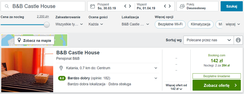 Katania noclegi