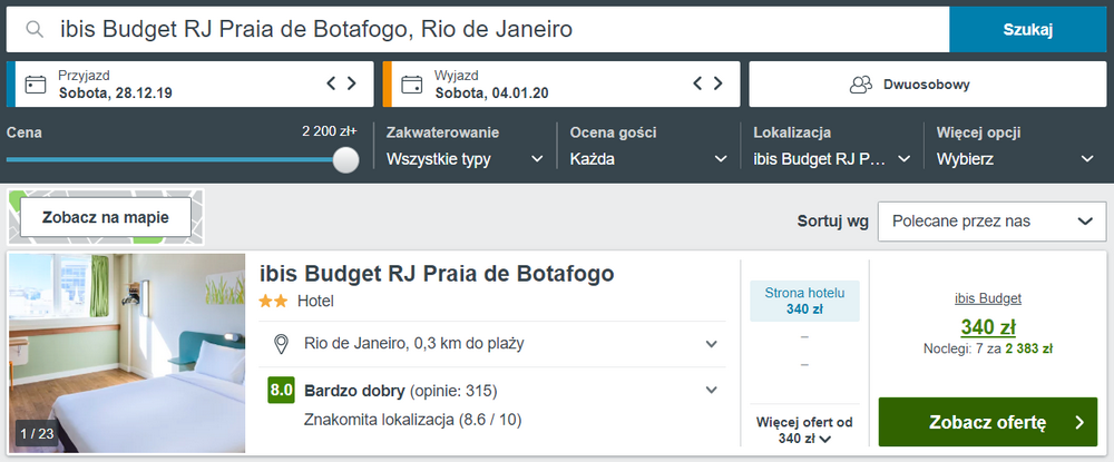 noclegi w rio