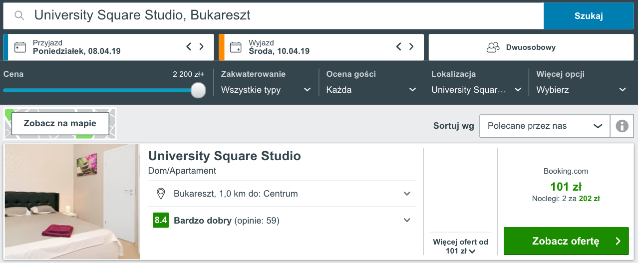 zarezerwuj hotel w bukareszcie