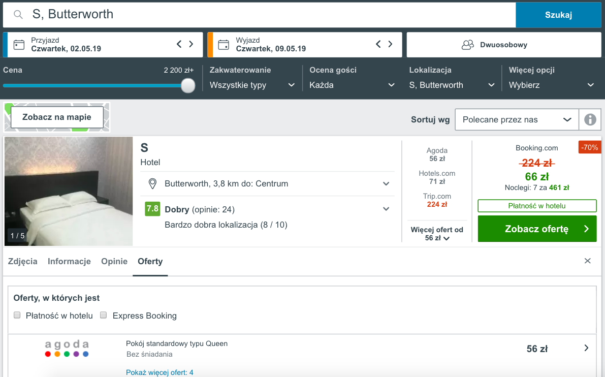 zarezerwuj hotel w penang