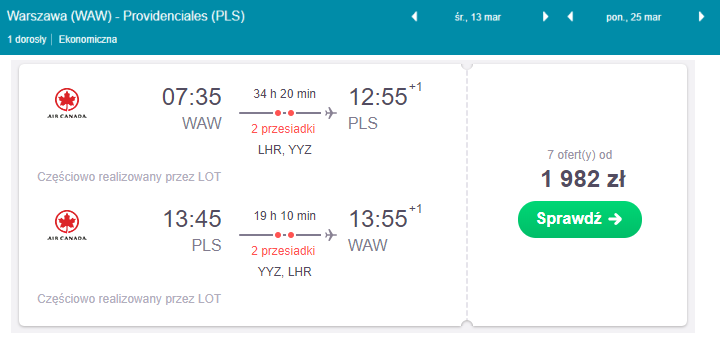Providenciales loty