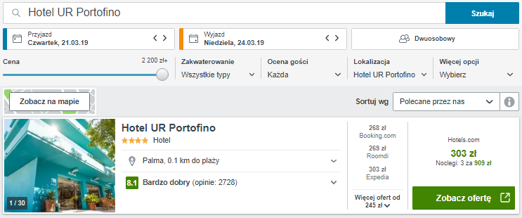 Rezerwacja obiektu