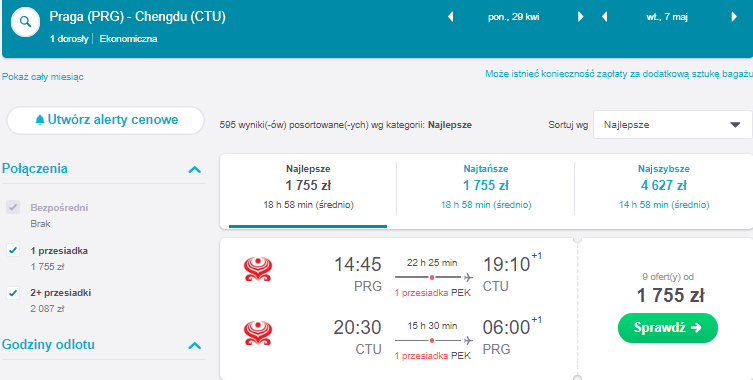 Rezerwacja przelotów