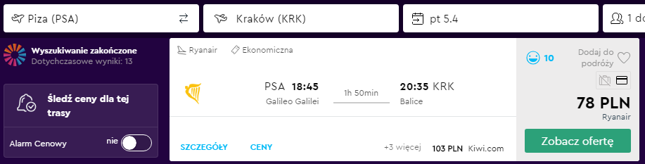 Rezerwacja przelotów