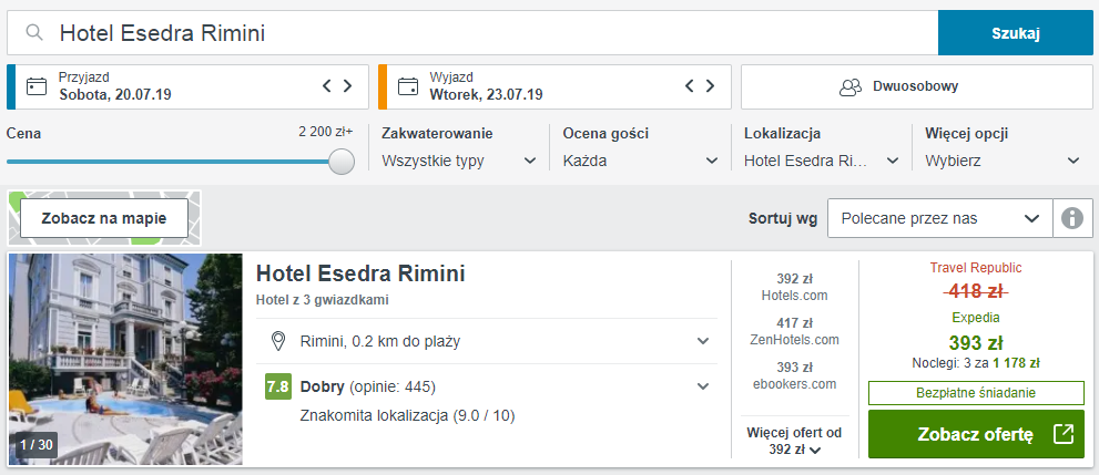 rezerwacja hotelu