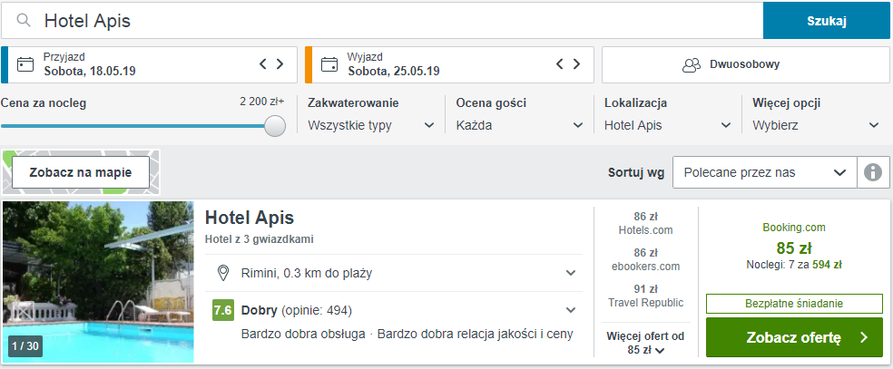 rezerwacja hotelu