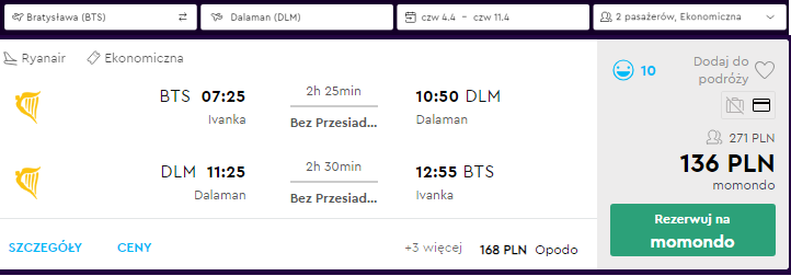 Dalaman loty