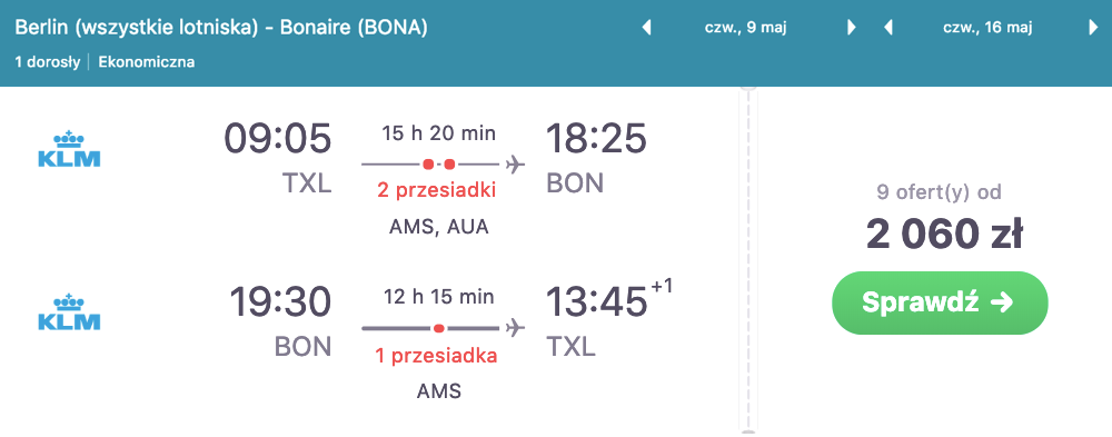 zarezerwuj loty na karaiby