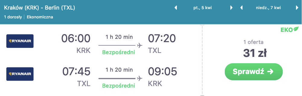 zarezerwuj loty do berlina