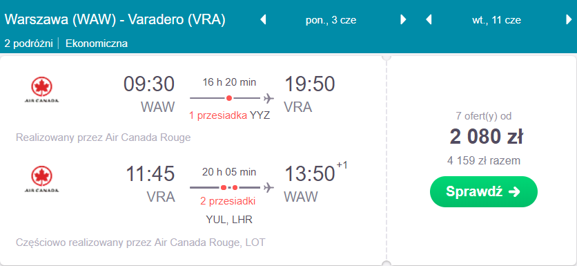 loty do varadero
