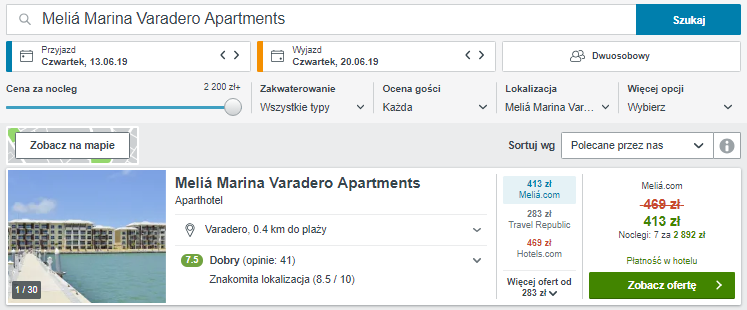 Rezerwacja hotelu