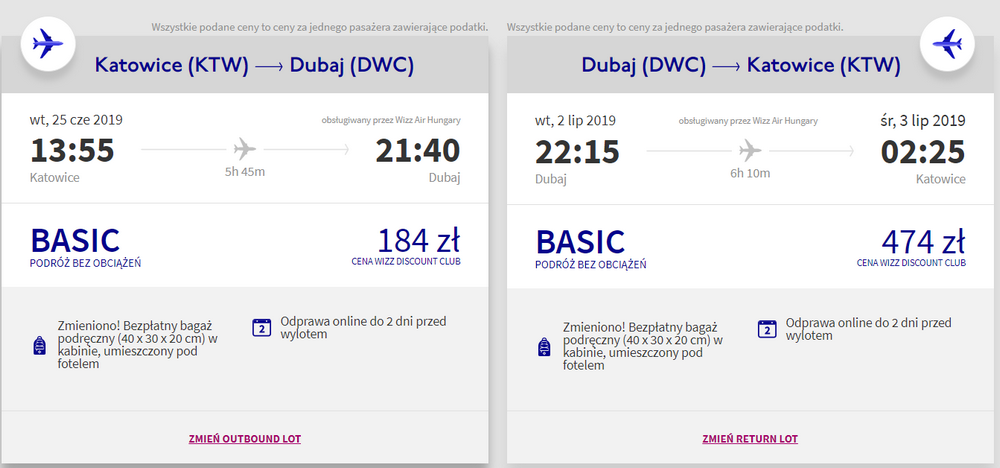 wakacyjne loty do dubaju