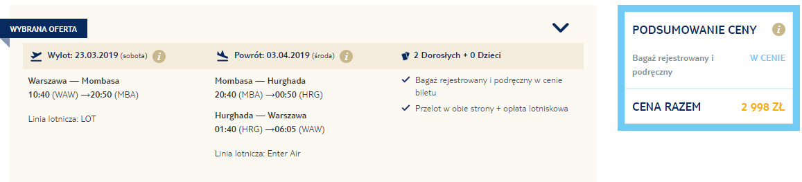 rezerwacja lotów