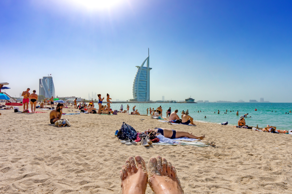 plaża dubaj