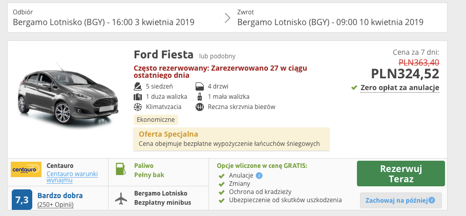 auto mediolan