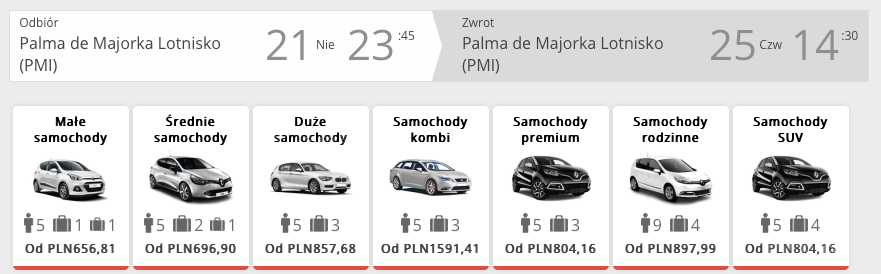 auto na majorce