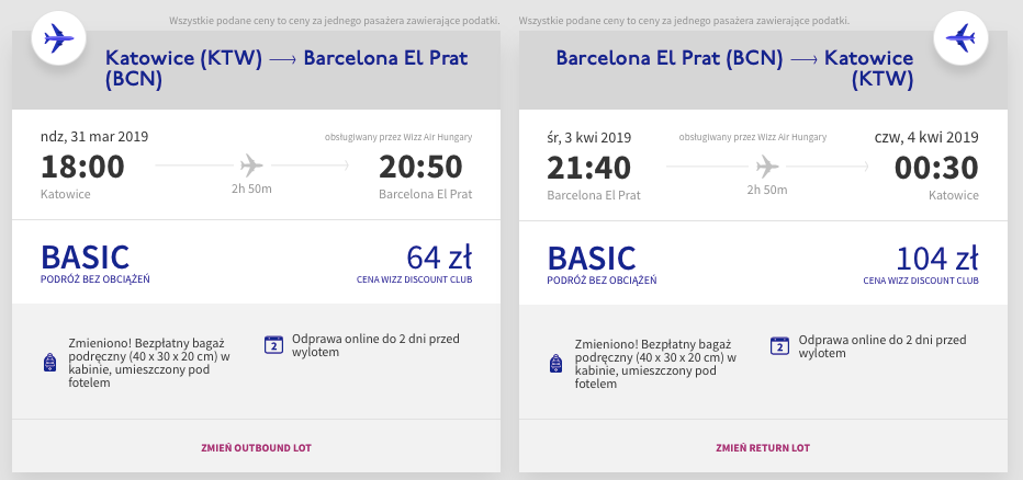 loty barcelona