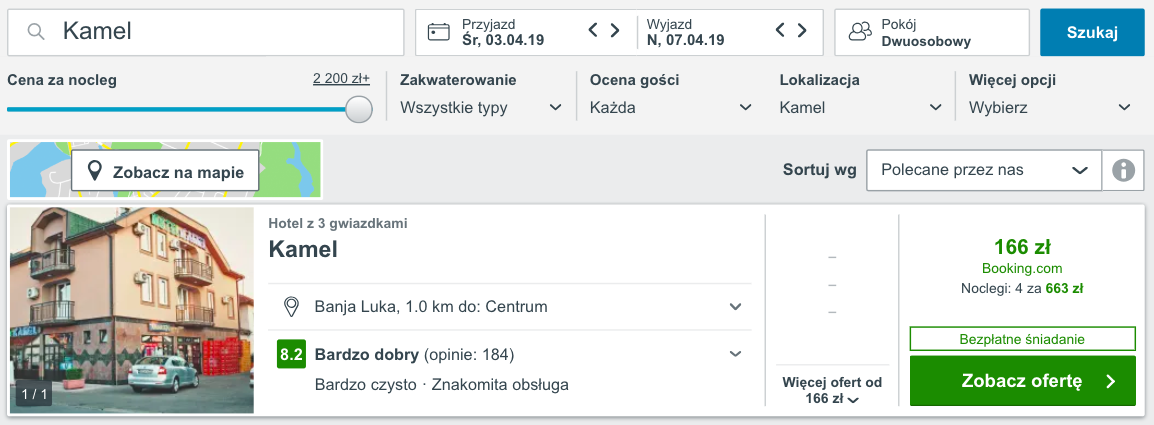 zarezerwuj hotel w bosni