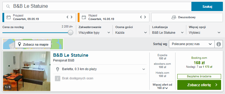 Rezerwacja hotelu