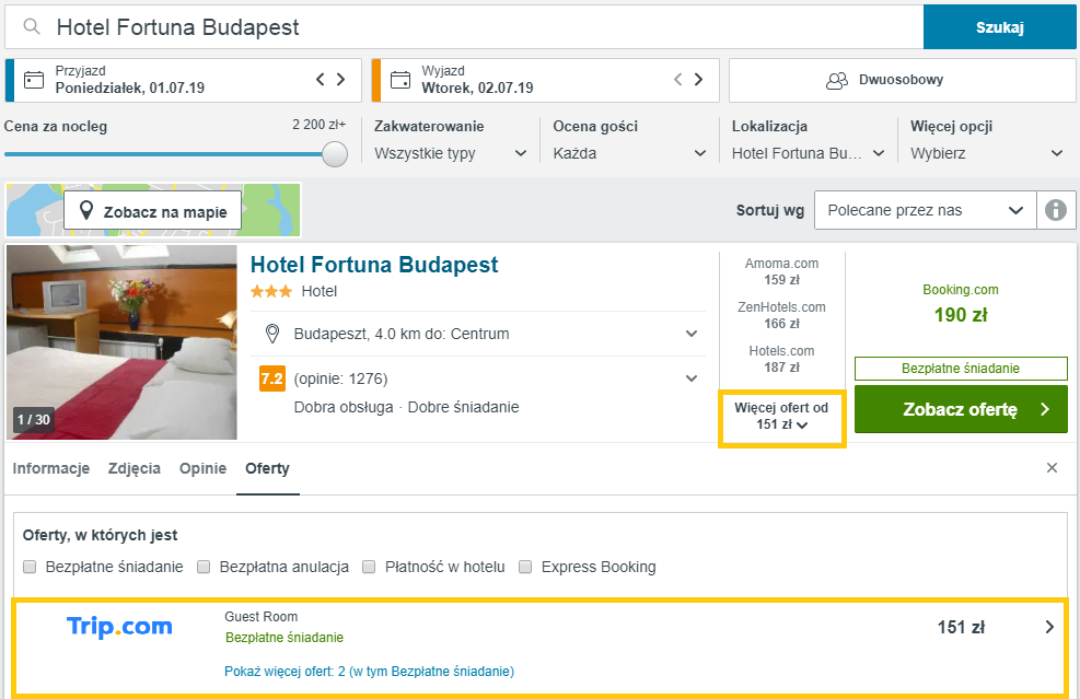 rezerwacja hotelu