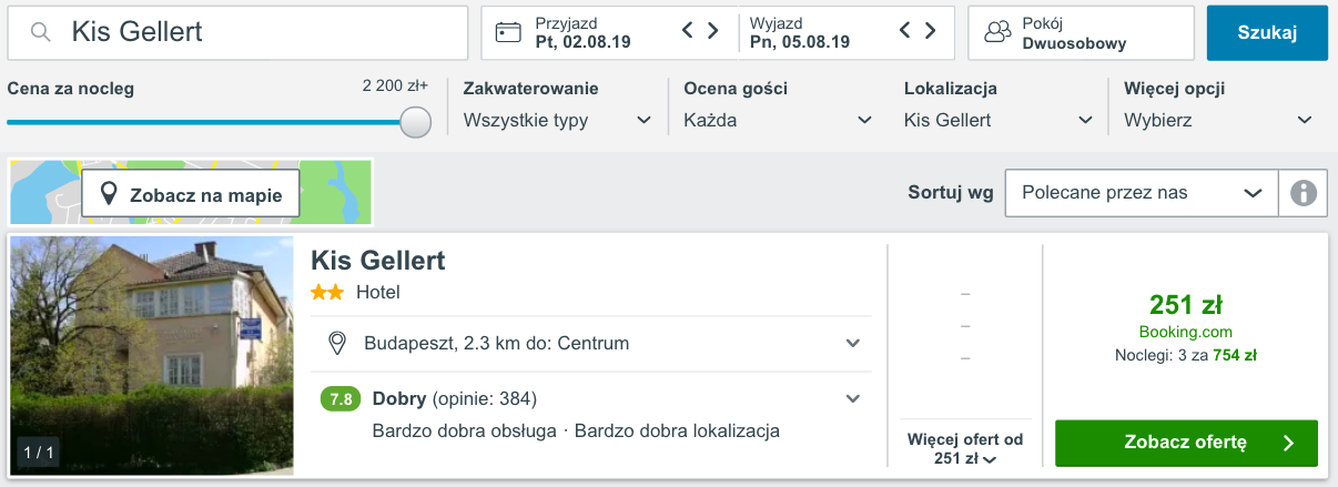 zarezerwuj hotel w budapeszcie