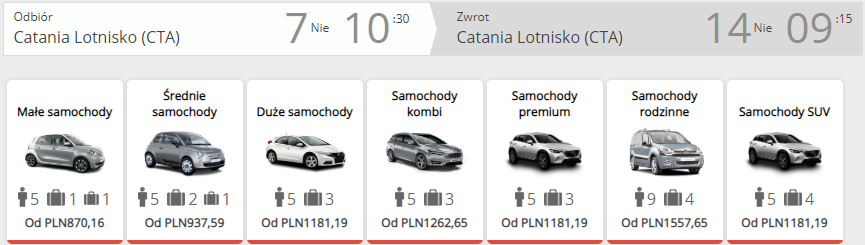 rezerwacja auta