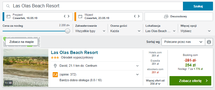 Rezerwacja hotelu