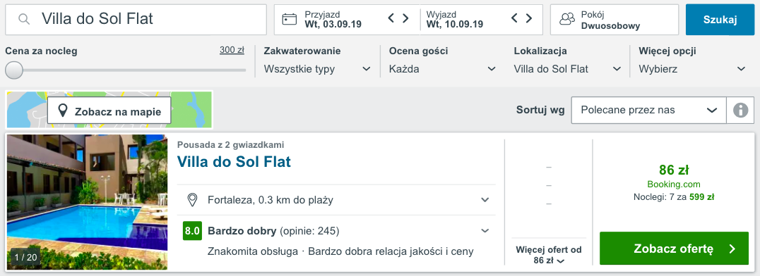zarezerwuj hote w brazylii