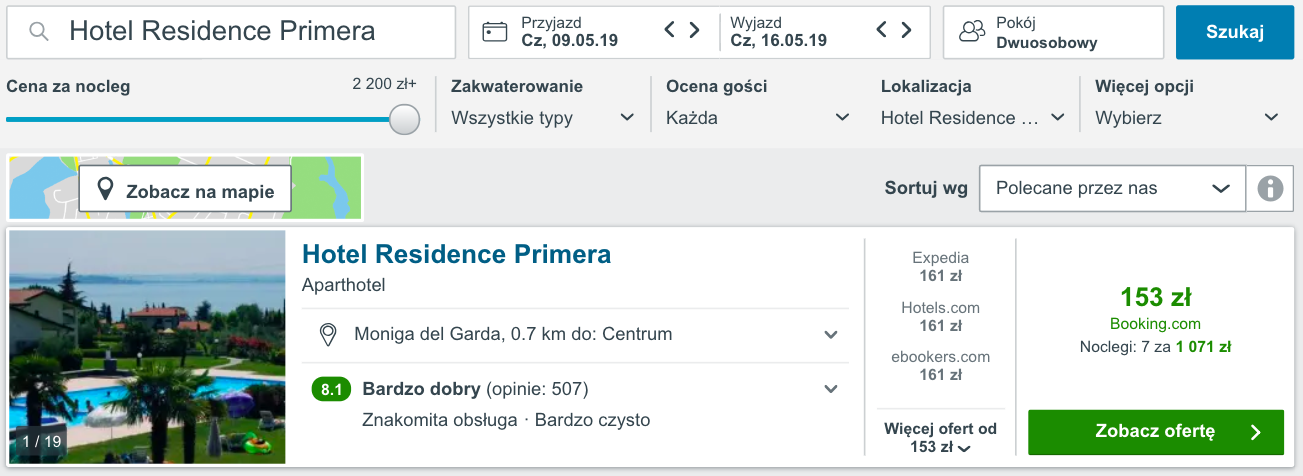 zarezerwuj hotel we wloszech