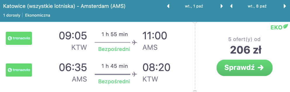 zarezerwuj loty w pazdzierniku