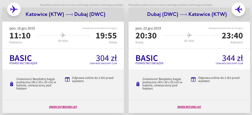 zarezerwuj loty do dubaju