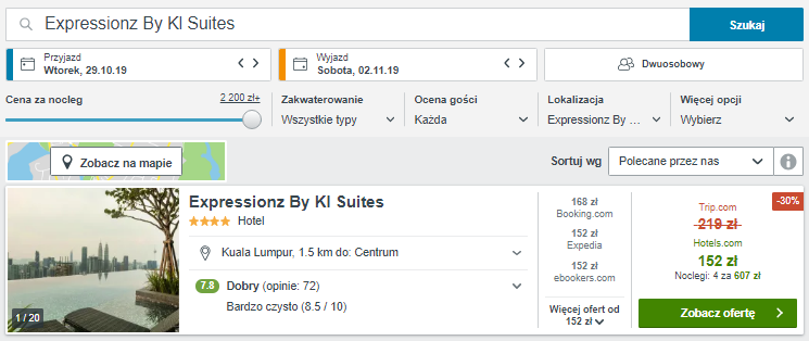 Rezerwacja hotelu