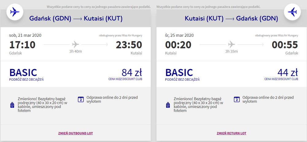 kutaisi z gdańska